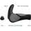 Ergonomic Bicycle Handlebars with Horns and Rubber Grips 2
