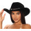 Damfilt cowboyhatt Fedora Rodeo-stil Medium/Stor 1