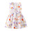 Ärmelloses Mädchenkleid mit Blumenmuster für 18-24 Monate 1