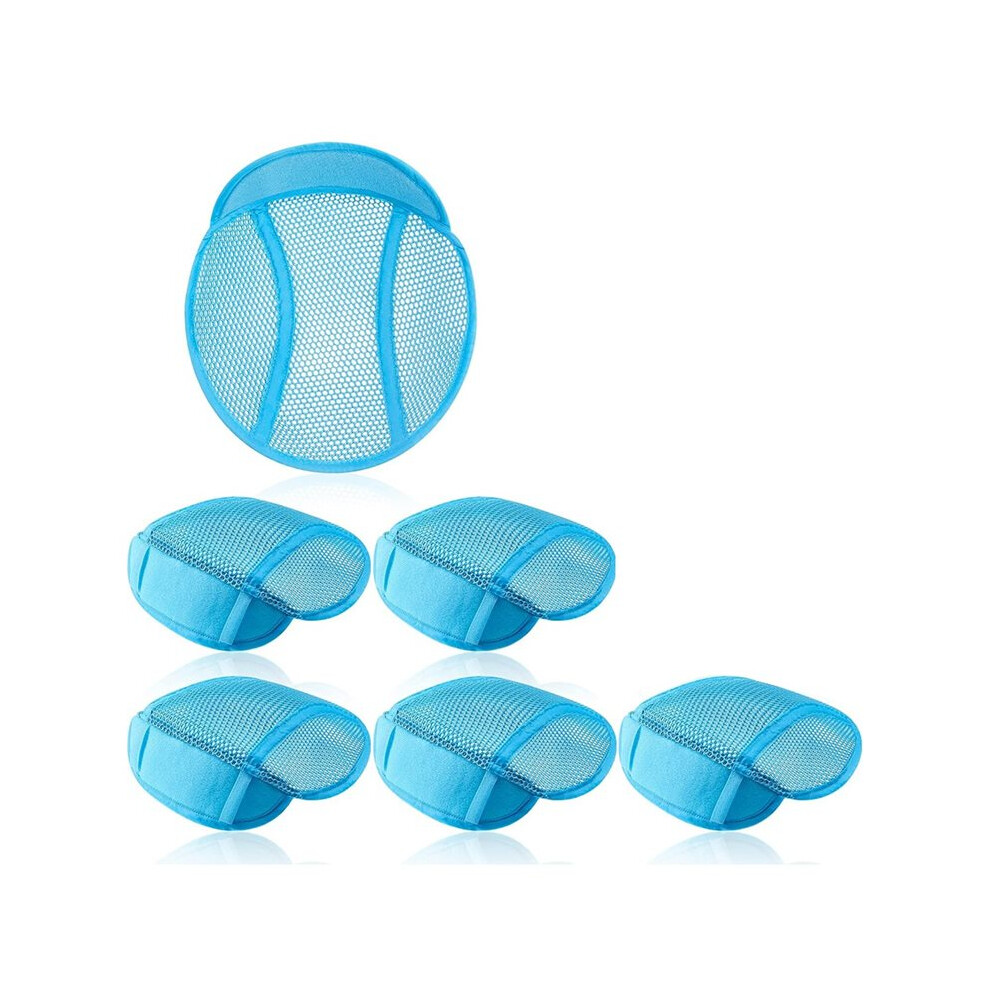 6-Pack Hard Hat Liner Sweatband, Cooling Mesh Inserts For Safety Helmets, Washable And Reusable Helmet Padding 6032695543214