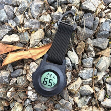 Temperature Humidity Meter with LCD Screen Digital Hygrometer Temperature Humidity Monitor for Climbing Hiking Outdoor