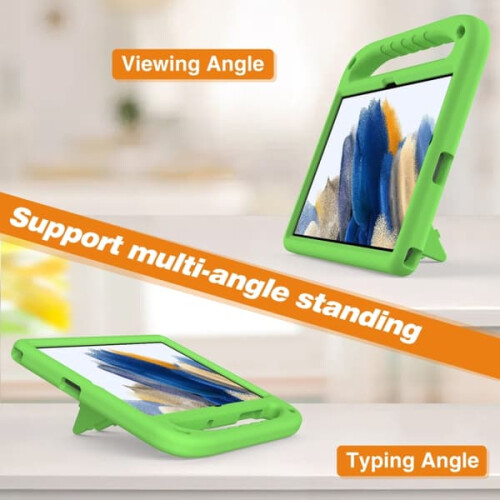 Samsung Galaxy Tab A9+ shockproof case with holder green 2