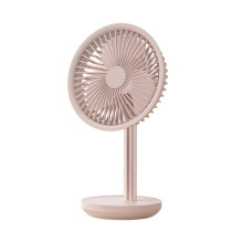 Desktop Fan F5 4000mAh Rechargeable Quiet Table Fan 3-Speed Wind Portable Cooling Fan for Home Office Dorm Students C