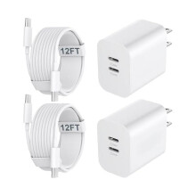 20-W-USB-C-Ladegerät mit 3,66 m langem USB-C-zu-USB-C-Kabel