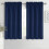 Cortinas térmicas blackout azul marinho 42x45 polegadas (107x114 cm) - 2 painéis 1