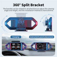 P26 OBD GPS Car HUD Speedometer with Slope Meter Altitude Display and Multi-Language Dashboard
