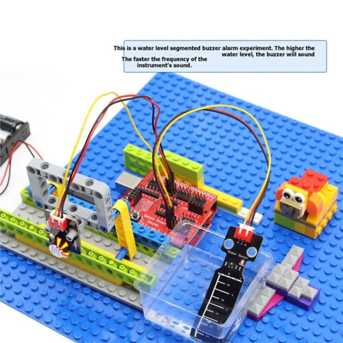 3.3V-5V Water Level Sensor Module Rain Water Level Sensor Module Detection Liquid Surface Depth Height for