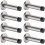 Dörrstopp 304 Rostfritt stål 1 mm tjock 8-pack 1