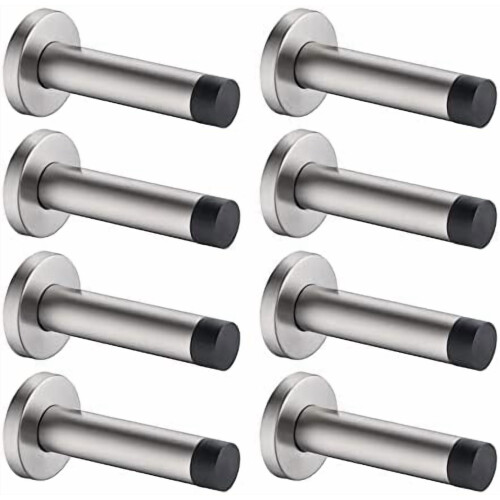 Dörrstopp 304 Rostfritt stål 1 mm tjock 8-pack