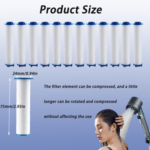 Ion Drops Shower Filter Cartridges PP Cotton 5 Pcs 2
