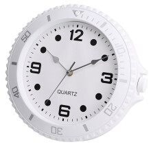 Orologio da Parete Design Moderno Orologio da Parete di Lusso con Ago al Quarzo Silenzioso Orologio da Parete per La Seconda Casa Bianca