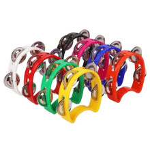 Mini Tambourine Set Plastic 8-Piece 4-Bell Each