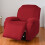 Capa removível lavável em jacquard para poltrona reclinável de 56 cm (22 polegadas). 1