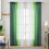 Cortinas transparentes ombré verde-escuras 54x96 polegadas com bolso para varão 1