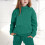 Conjunto infantil com moletom e calça, manga longa, cor sólida, tamanho 6-7. 2