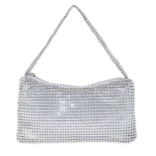 Női strasszos clutch táska, 1 darab