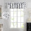 Cortina blackout floral verde antigo de 52x18 polegadas 2