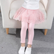 Lányka láb nélküli leggings fodros tütü szoknyával, pamut 1-6T