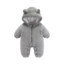 Combinaison de neige bébé, manteau d'hiver, barboteuse épaisse à capuche, 3-6 mois
