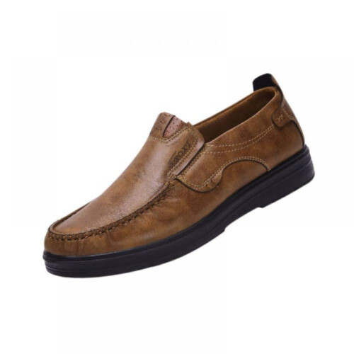 Lätta slip-on loafers i läder för män