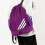 Waterproof Drawstring Gym Bag Purple Large PE 8