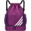 Waterproof Drawstring Gym Bag Purple Large PE 7