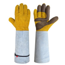 Long Gardening Gloves Heavy Duty Harvesting Mitten Thorn Landscaping Safety Handwear Protective Garden Glove
