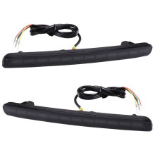 Rear Bumper Tail Light Modified Reflector Brake Fog Light for Hatchback 2019-2023 Black
