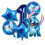 6 τεμάχια μπαλόνια πάρτι Lilo & Stitch 30" σετ σφαιρών αέρα με αριθμούς, διακοσμήσεις 2