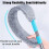 Brosse de nettoyage de poussière rétractable avec manche extensible 4