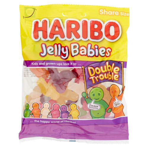 Haribo Haribo Jelly Babies Double Trouble Sweets Bag, 175g 2