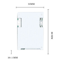 13S 48V 30A Protection Board Li-Ion Lipolymer Battery BMS PCB Board with Balance Heatsink for E-Bike Electric Motorcycle