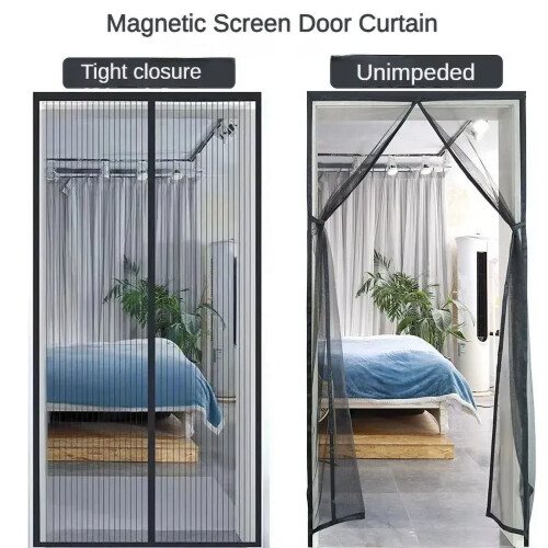 Klamboe voor raam met magnetische sluiting
