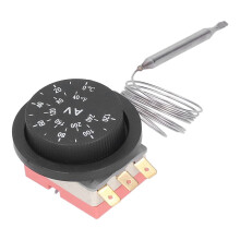 Interrupteur de ContrôLeur Thermostat de Ventilateur de Refroidissement Radiateur éLectrique RéGlable, Kit Sonde de ContrôLe de TempéRature de