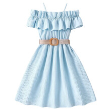 Girls floral sleeveless princess dress for 8-9 years