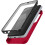 AVIZAR Full-Body Case for Samsung A05S - Red - Hard + Soft 3