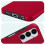 AVIZAR Full-Body Case for Samsung A05S - Red - Hard + Soft 4