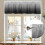 Cortina degradê cinza e preto 42x18 polegadas com bolso para varão e iluminação. 7