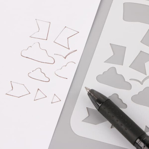 Horse Stencils Set for Bullet Journal Craft Projects 20 pcs 1