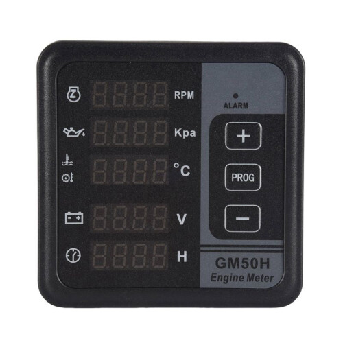 GM50H Engine Multi Function Digital Meter Generator Monitor 2