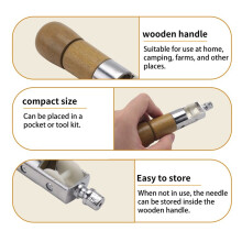 Leather Hand Sewing Machine DIY Leather Art Leather Carving Sewing Tool Cow Leather Leather Carving Sewing Tool