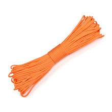 Corda de Guarda-Chuva de Nylon TrançAda de 550 Libras de Diâmetro 4 Mm 9 NúCleos para Varal de Acampamento Ao Ar Livre Na Selva (Laranja)