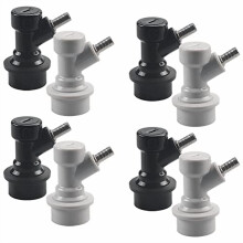 Kugelverschluss-Keg-Schnellkupplungen, 4er-Set