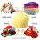 Funda amarilla para sillón tipo puf para guardar peluches 1