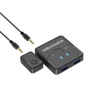USB 3.0 toetsenbord-muisschakelaar voor 2 computers