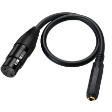 Stereofonní kabel 6,35 mm 1/4 palce (samice) na 3pinový XLR
