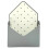 Valentine Envelope Box with Red Flower Wrapping Paper and 3