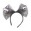 Dames Halloween haarband met strik en mesh, one size 1