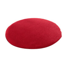 Coussin de siège rond en moquette 13 pouces avec élastiques