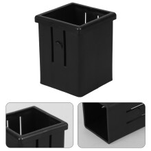 Schlauchadapter für Fitnessgeräte, schwarz, PA, 4 Stück